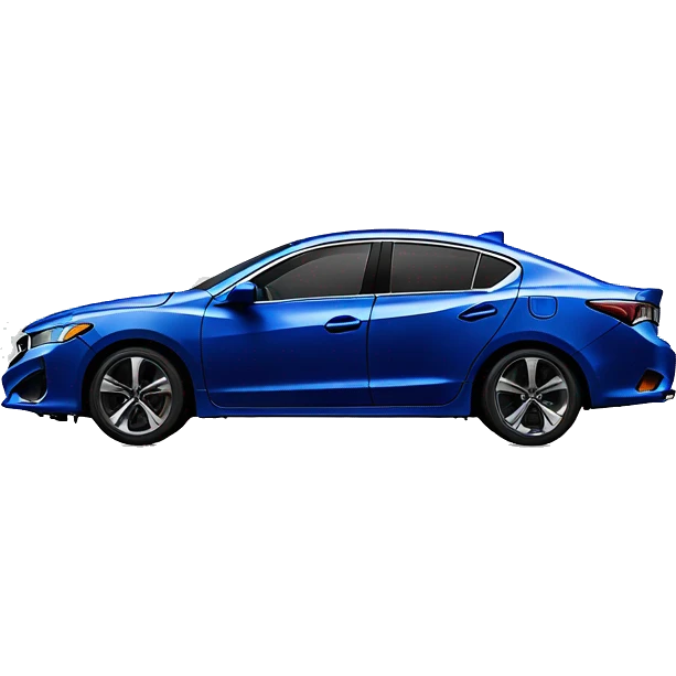 blue ILX acura with black rims  emoji