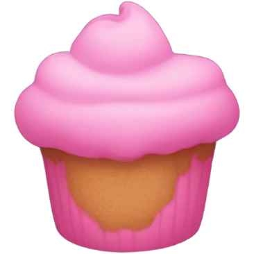 Pink muffin hearts emoji