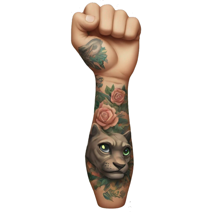 tattooed arm emoji