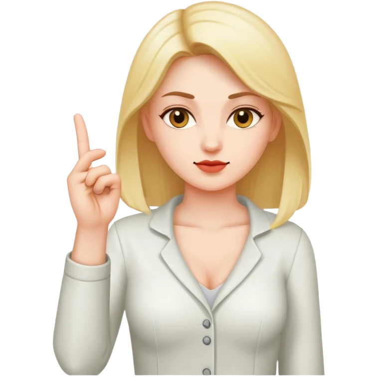 Mom doing middle finger emoji