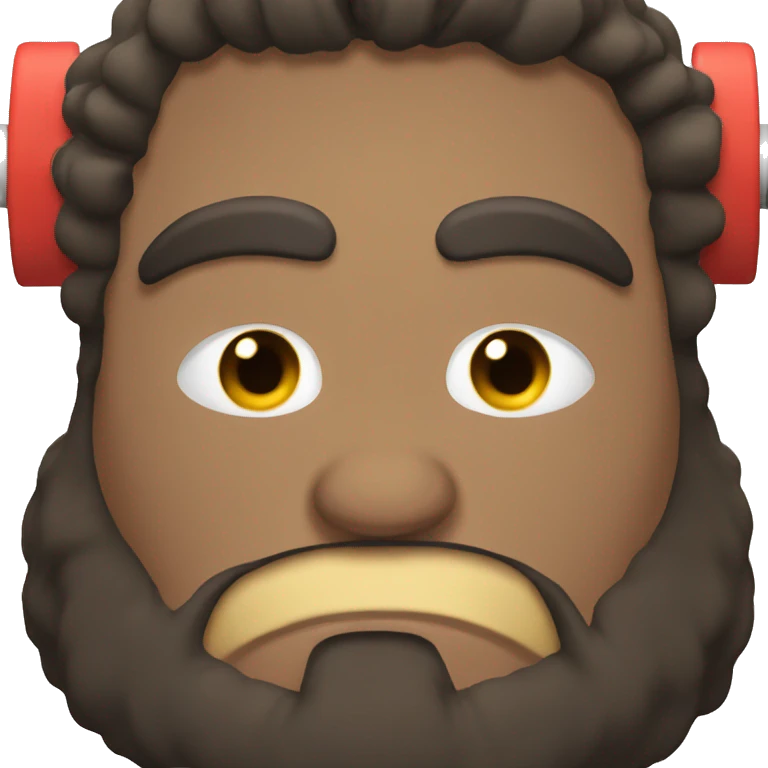 olympic weightlifter, angry emoji