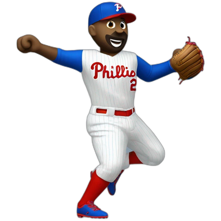 Phillie Fanatic dancing emoji