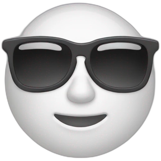 Mono con lentes de sol  emoji