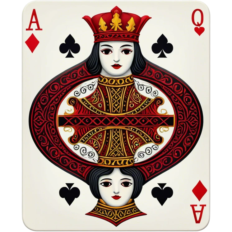 Jack of Spades playing card in color emoji