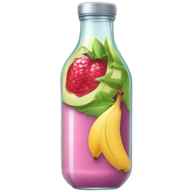 Smoothies in Flasche emoji