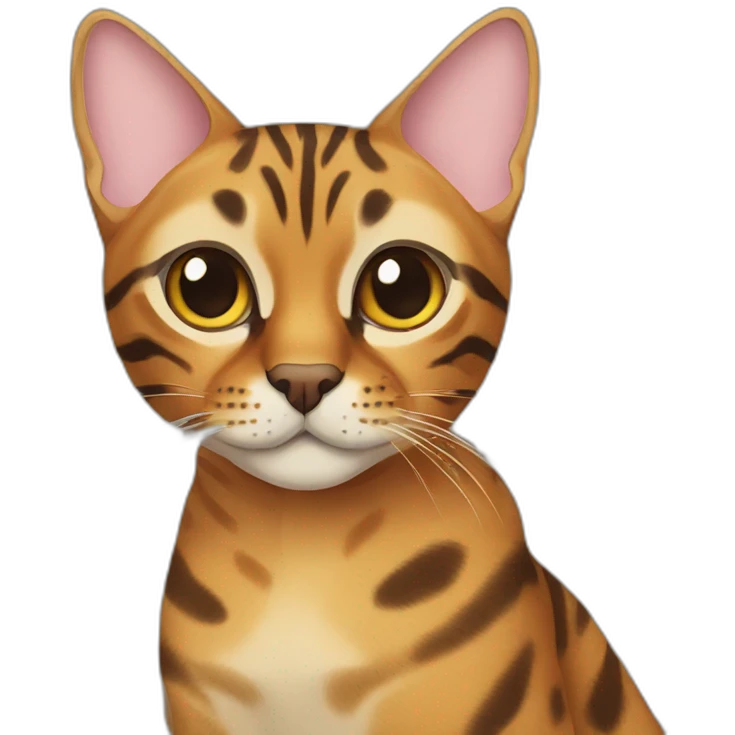 Bengal cat emoji