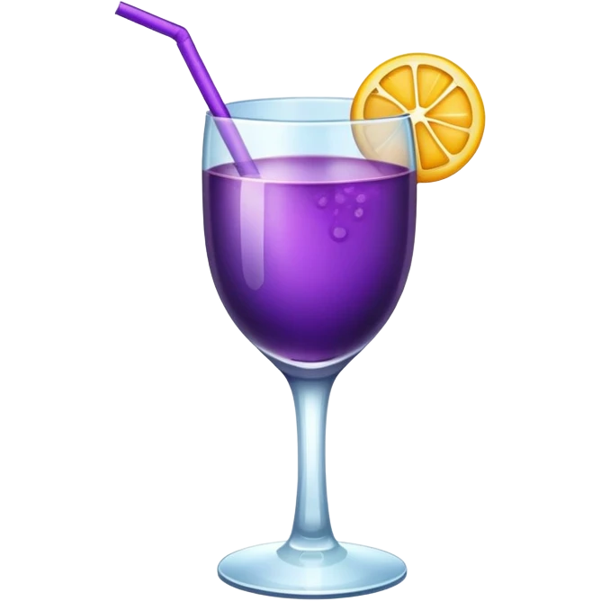 Purple drink emoji