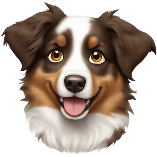 Puppy Australian shepherd brown mearl  emoji