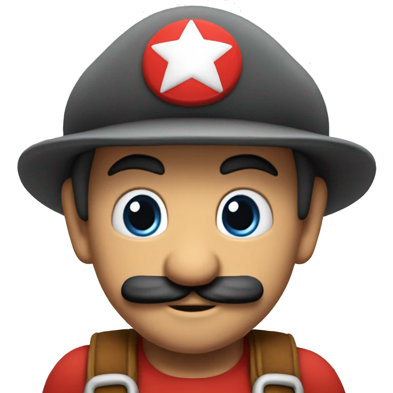 Hace un mario bros emoji