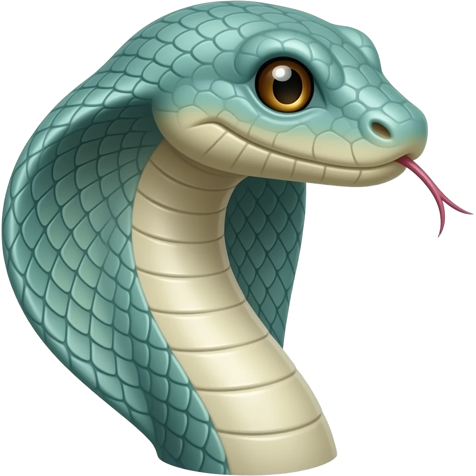 Shesha Naga emoji facing towords right side emoji