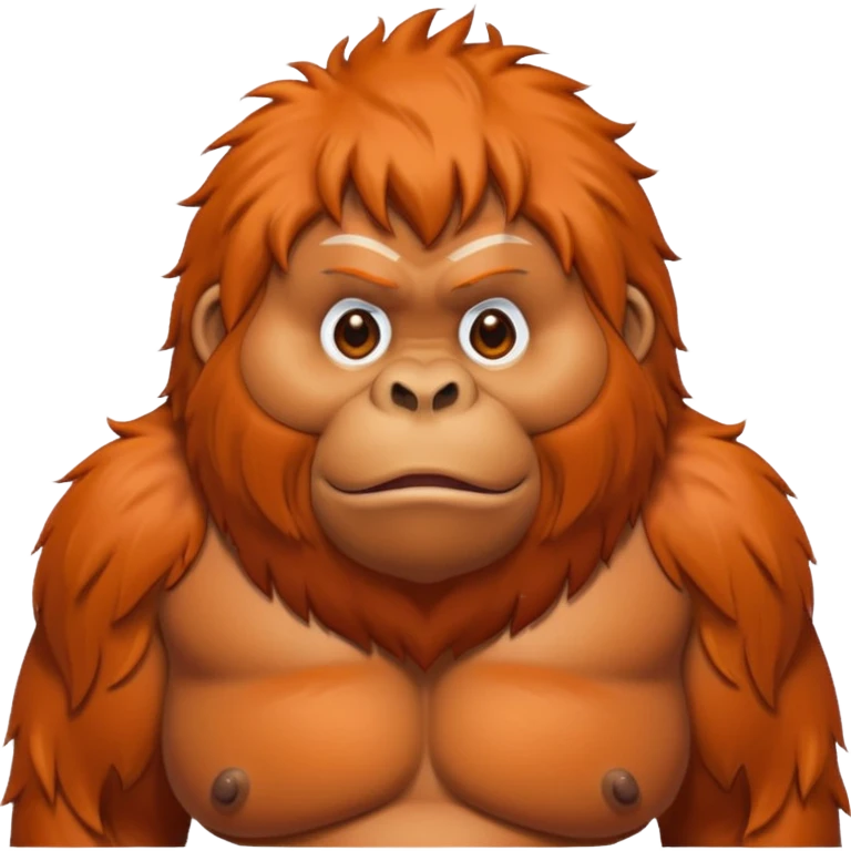 fat orangutan emoji