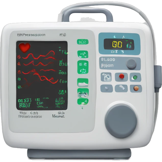 Blood pressure monitor in an intensive care unit  emoji