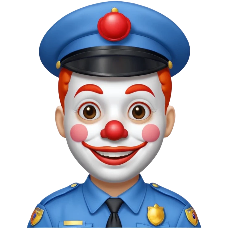 clown policeman emoji
