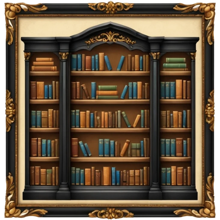 An old  library emoji