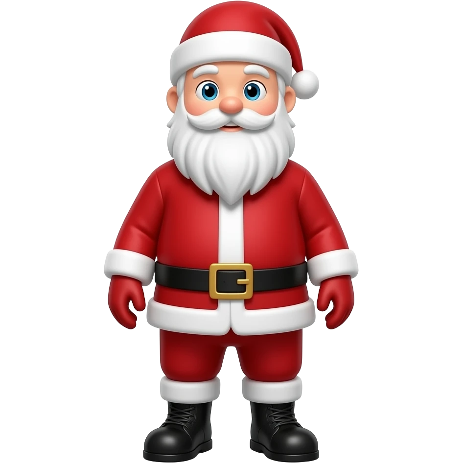 standing Santa full body emoji