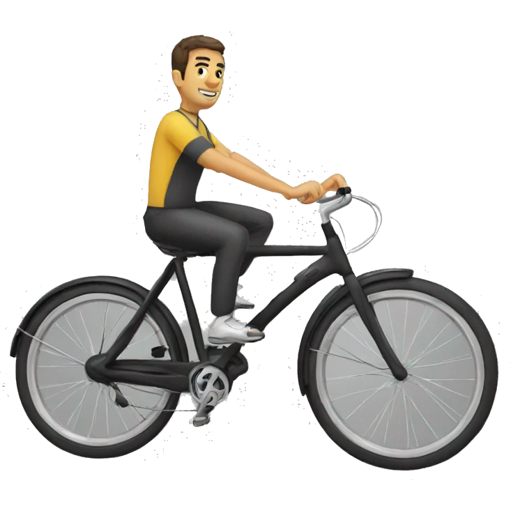 Meyer Habib en vélo  emoji