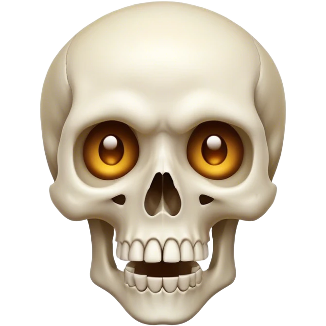 Skull blowing mind emoji
