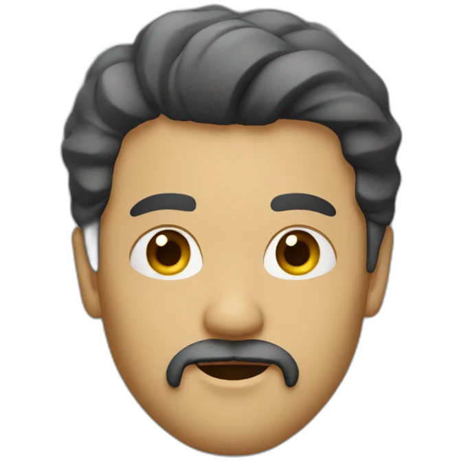 Man with goatee emoji