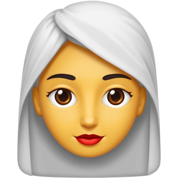 kırmızı küpeli kadın emoji