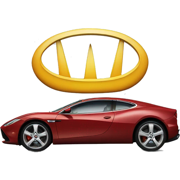 Maserat’s car logo emoji