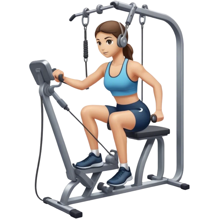 gym cable machine exercise emoji