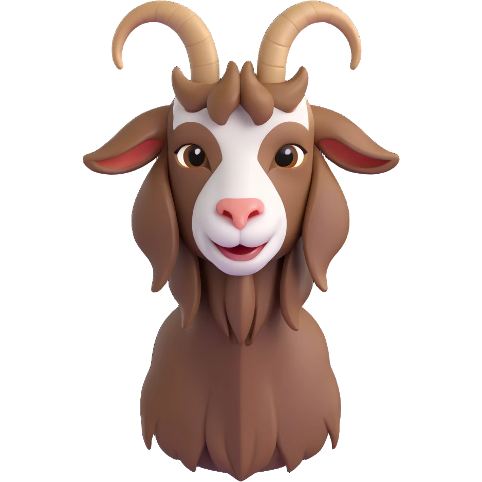 A goat emoji