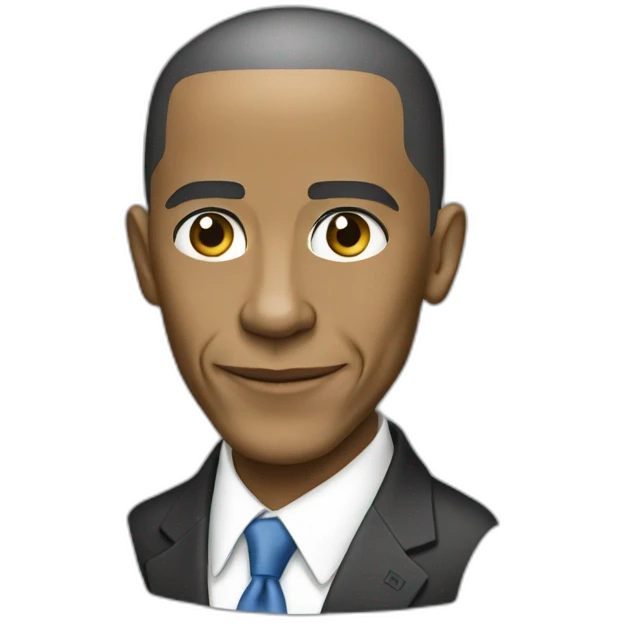 white Obama emoji