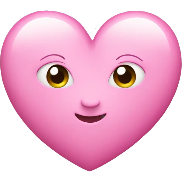 Heart pink emoji
