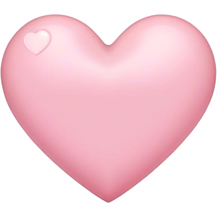 light pink heart  emoji