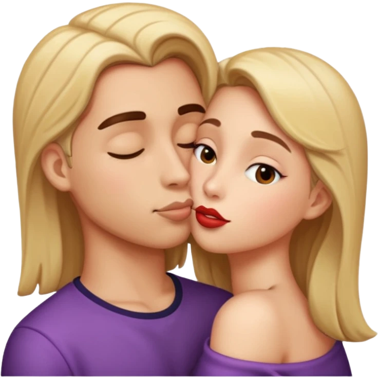 kissing boobs emoji