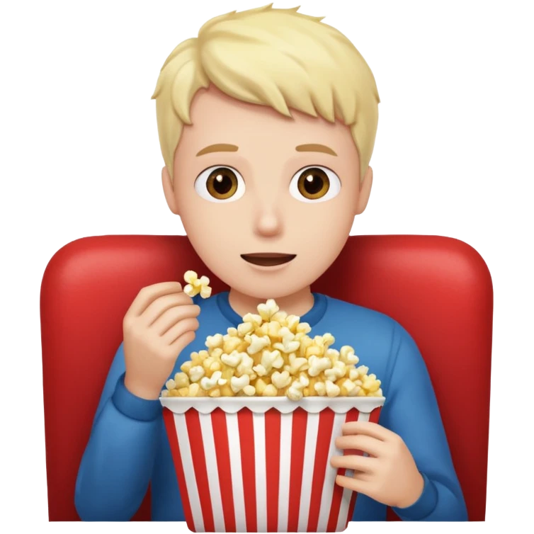 persona viendo cine emoji