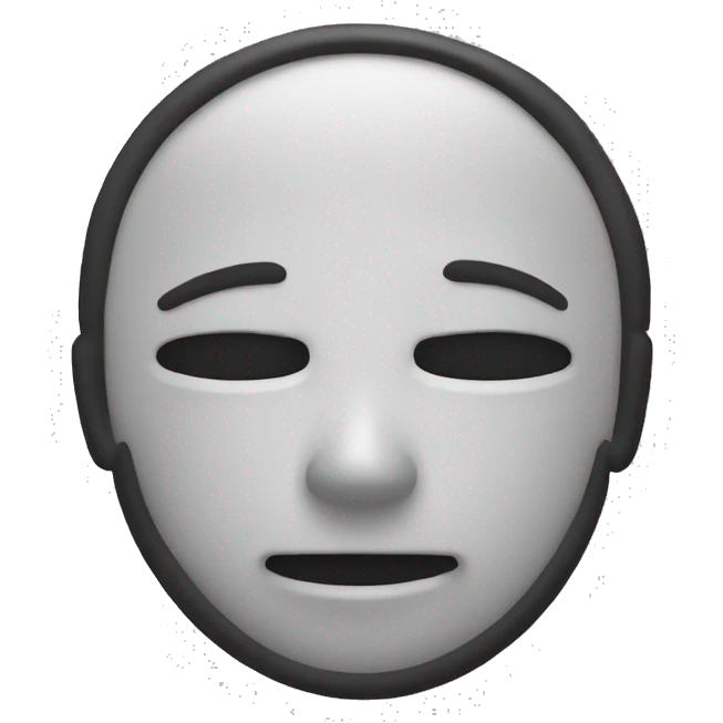 three hoeizontal lines, black color, eac one shorter than upper emoji