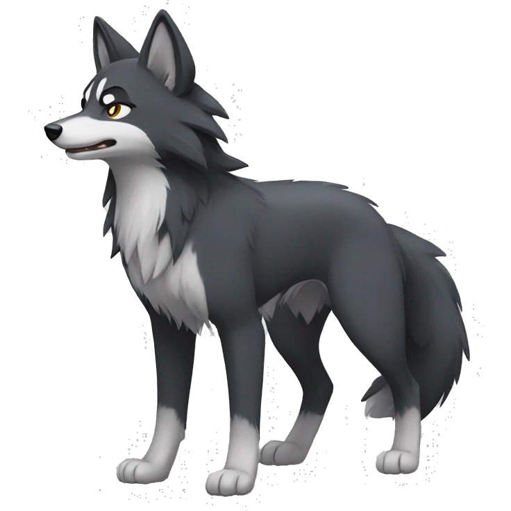 Mightyena full body emoji