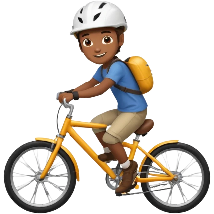Make emoi of scout on bike emoji
