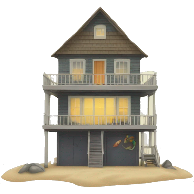 beach house emoji