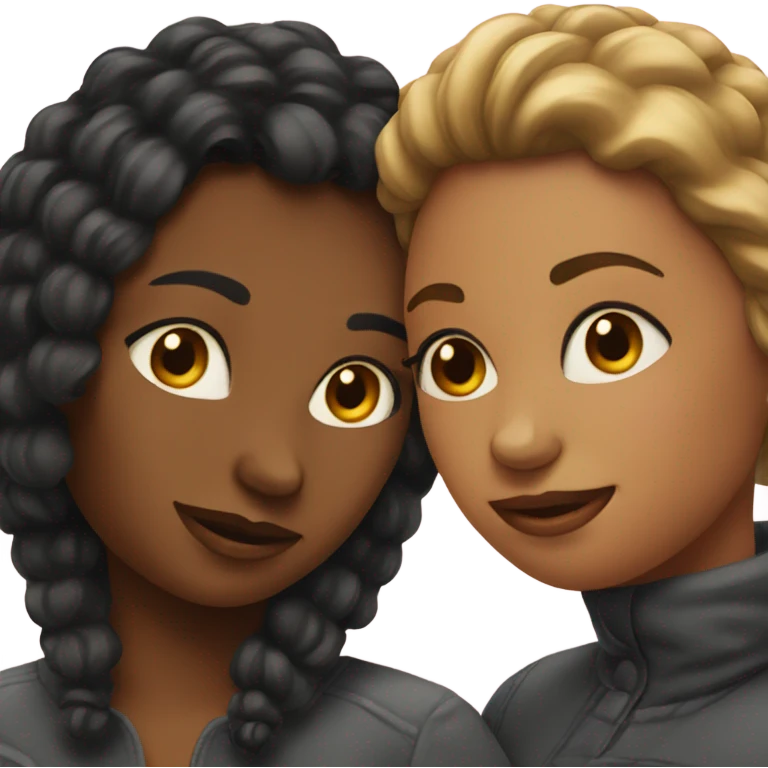 two women in love emoji