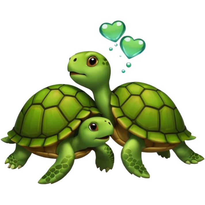 Turtle best friends emoji