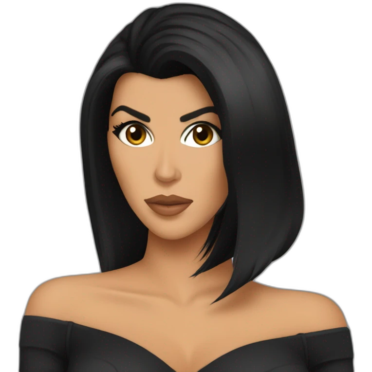 Kourtney Kardashian emoji
