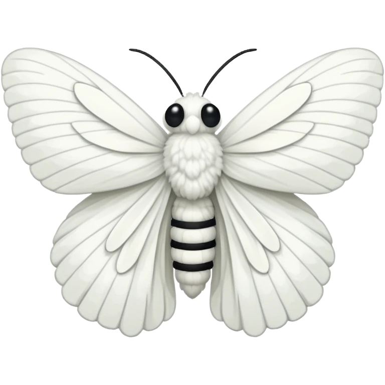 pixel art fluffy moth emoji