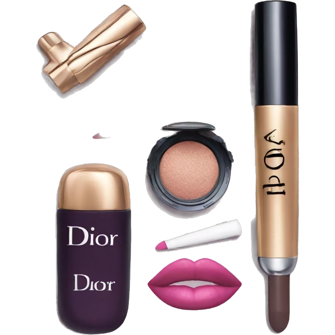 dior makeup emoji