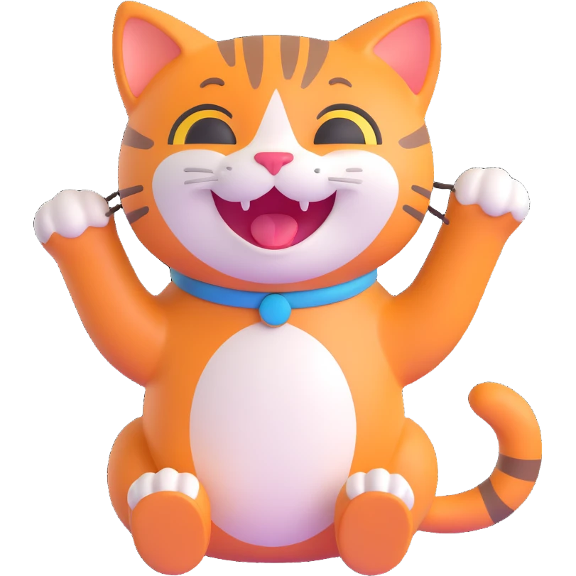 happy cat emoji
