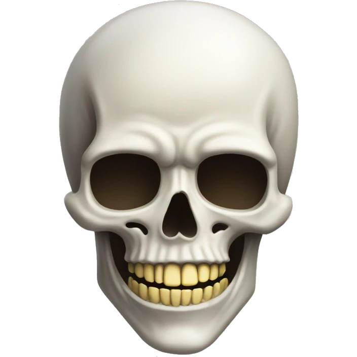 Epic Skull Smiling Cooly emoji