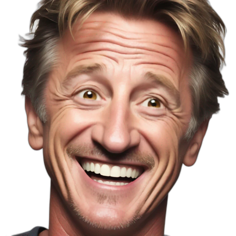 laughing sean penn emoji