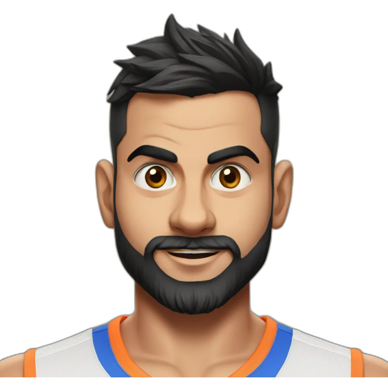 Virat Kohli with kingdom emoji