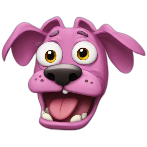 Courage the Cowardly Dog emoji