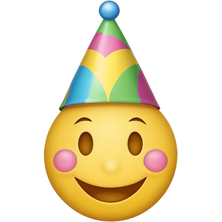 Şapkalı gülücük emoji