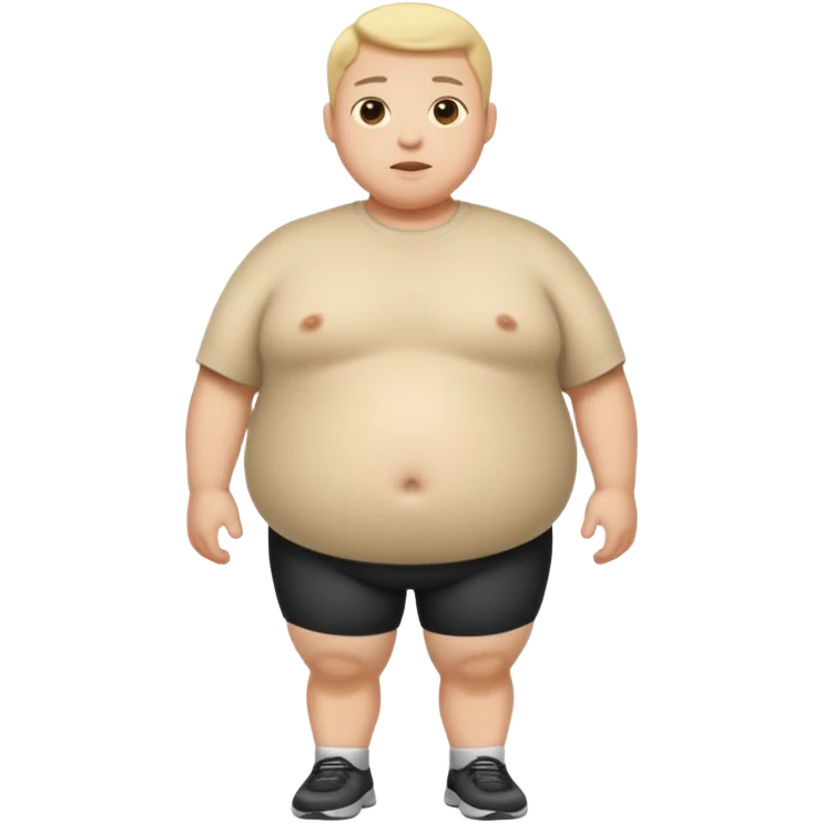 SUPER STATICY AND SUPER FUZZY IMAGE OF A SUPER BIG AND SUPER SMALL SUPER FAT AND SUPER SKINNY emoji