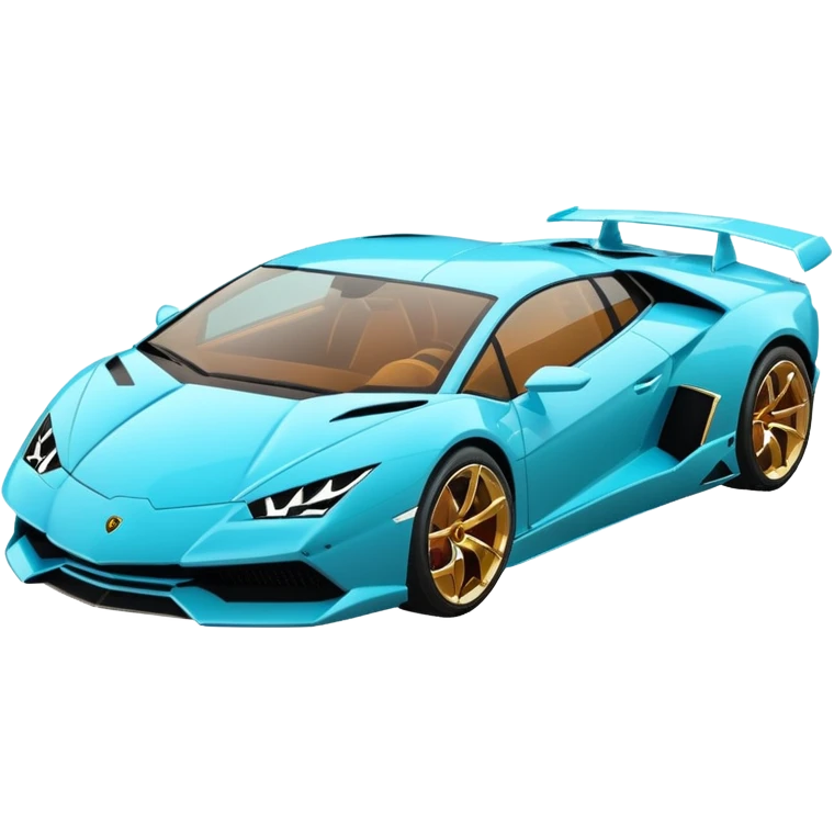 Lamborghini sian cyan emoji
