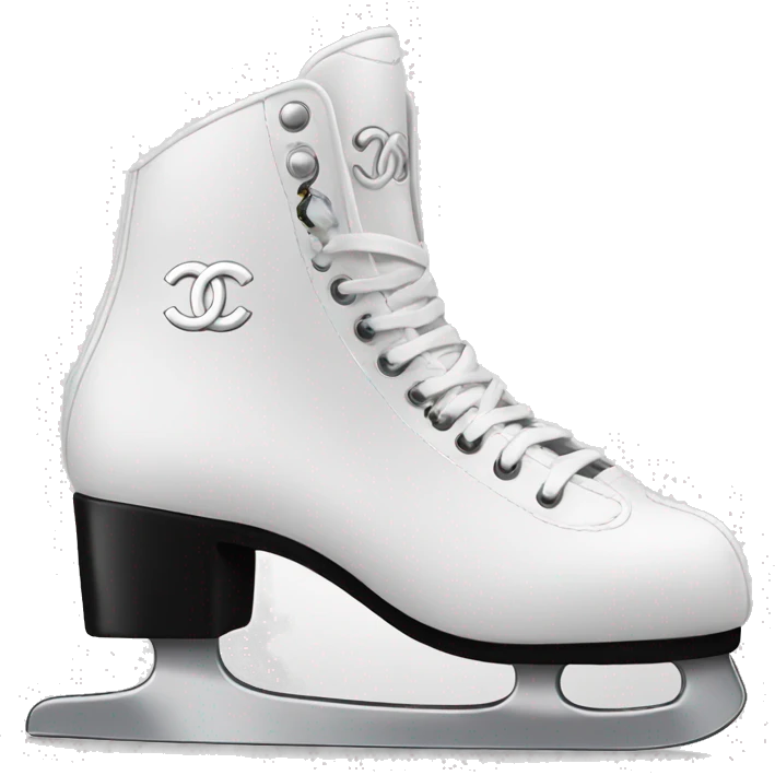 Chanel logo Figure skates emoji