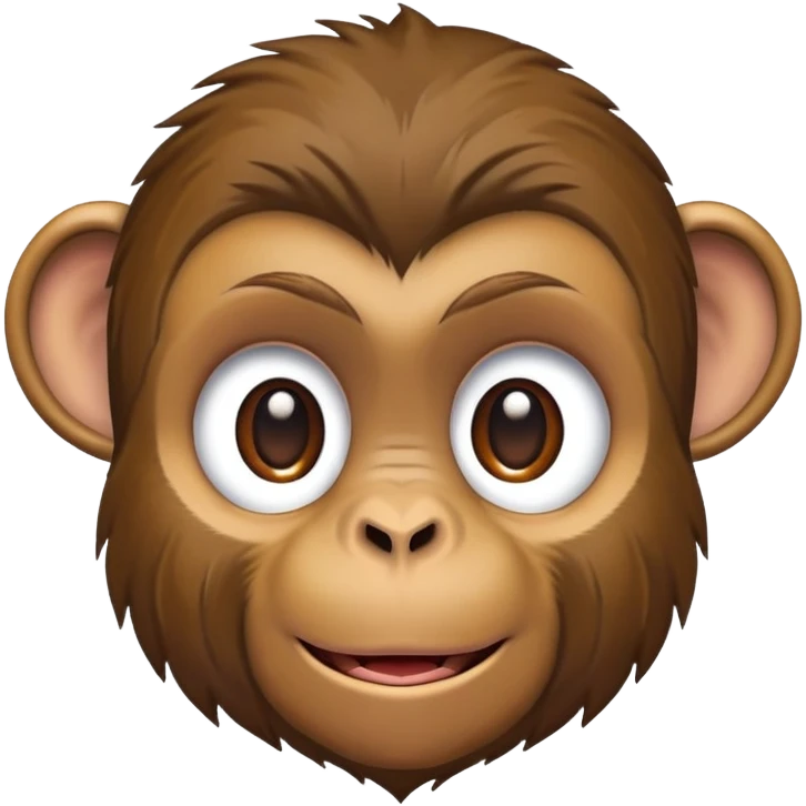 Monkey with a haircut emoji